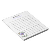  Simple Purple Wildflower Lined From The Desk Of Notizblock (angewinkelt)