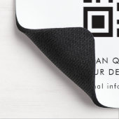 Simple QR Code Modern Business Promotional Mousepad (Ecke)