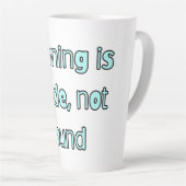 Simple quote mug milchtasse (Rechte Ecke)