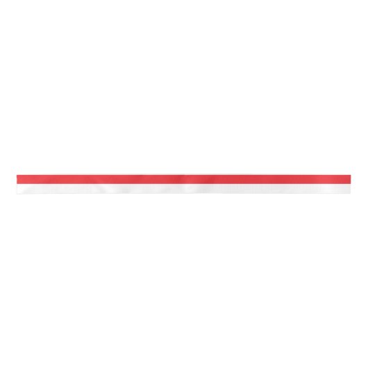 Simple Red and White Satinband (Vorderseite)
