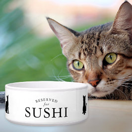 Simple Reserved for Custom Cat Napf