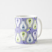 Simple retro pears kaffeetasse (VorderseiteRechts)