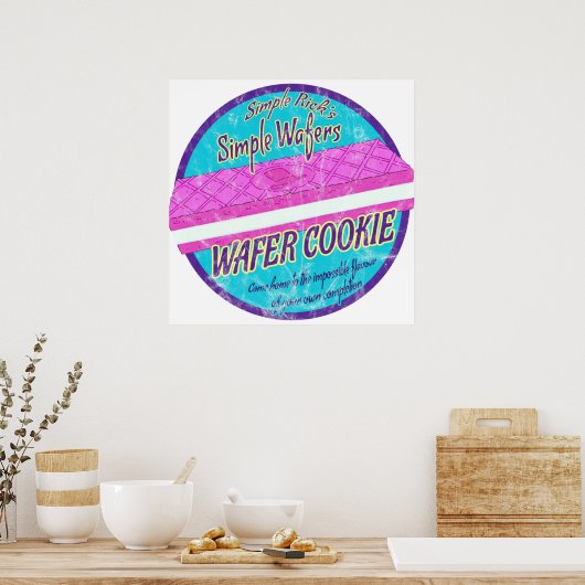 Simple Rick Wafer Cookie Poster (Küche)