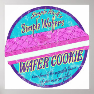 Simple Rick Wafer Cookie Poster