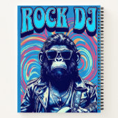 Simple Rock DJ Art - Notebook Notizblock (Rückseite)