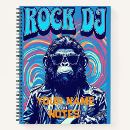 Simple Rock DJ Art - Notebook Notizblock