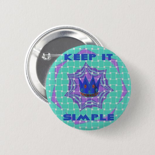 Simple Royal Button (Vorne & Hinten)