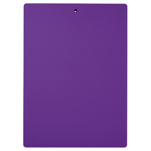 Simple Royal Purpel Authority® Klemmbrett (Rückseite)