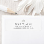 Simple Rustic Return Address Labels (Insitu)