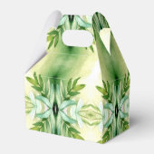 Simple Safari Giraffe Baby Dusche Geschenkschachtel (Rückseite)