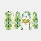 Simple Safari Giraffe Baby Dusche Geschenkschachtel (Ungefaltet)