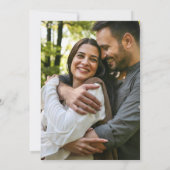 Simple Sage Green Modern Elegant Wedding Einladung (Rückseite)