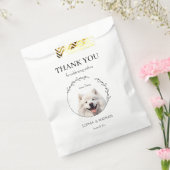 Simple Samoyed Dog Wedding Danke Geschenktütchen (Versiegelt)