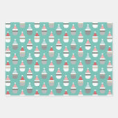 Simple Santas Christmas Geschenkpapier Set (Vorderseite 3)