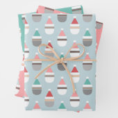 Simple Santas Christmas Geschenkpapier Set (Beispiel)