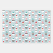 Simple Santas Christmas Geschenkpapier Set (Vorderseite)