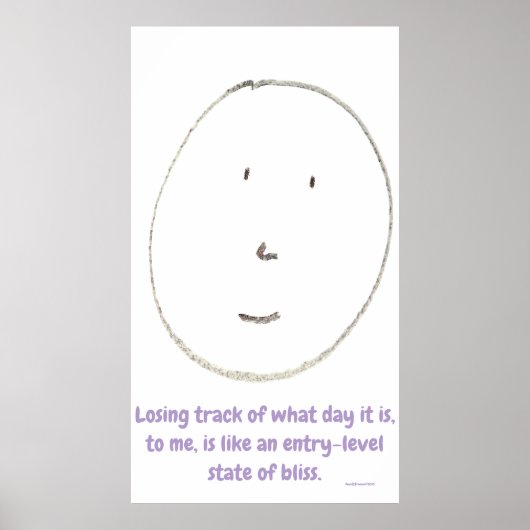 "Simple Says-#4", funny, quote, humor Poster (Vorne)