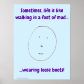 "Simple Says" #5 funny, humor, quote Poster (Vorne)