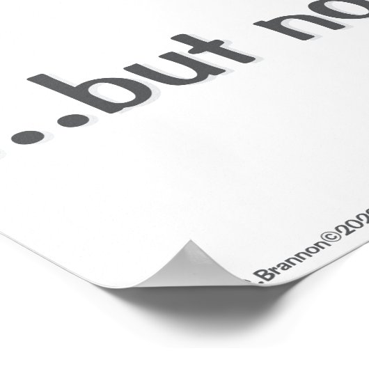 Simple Says Series #9  Poster (Ecke)