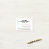 Simple Schools Hall Pass Post It Notes Post-it Klebezettel (Auf Schreibtisch)