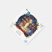 Simple Science Fun Scientist zum Geburtstag Serviette (Ecke)