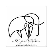 Simple Scrapbook Animals Elephant Gummistempel (Prägung)