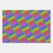 Simple Scribble | Blau, Grün, Gelb Hintergrund Geschenkpapier Set (Vorderseite 2)