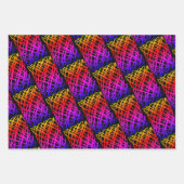 Simple Scribble | halber Rückgang | Schwarzer Hint Geschenkpapier Set (Vorderseite)