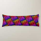 Simple Scribble | halber Rückgang | Schwarzer Hint Seitenschläferkissen (Vorderseite)