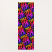 Simple Scribble | halber Rückgang | Schwarzer Hint Yogamatte (Rückseite)