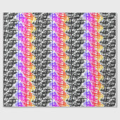 Simple Scribble | Heringshai | DREHUNG | Geschenkpapier (Flach)