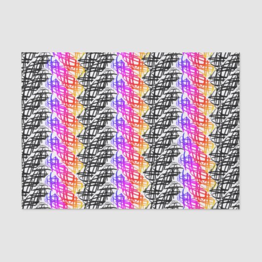 Simple Scribble | Heringshai | DREHUNG | Seidenpapier (Vorderseite)