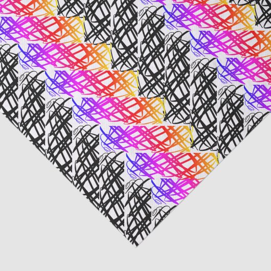 Simple Scribble | Heringshai | DREHUNG | Seidenpapier (Ausschnitt)