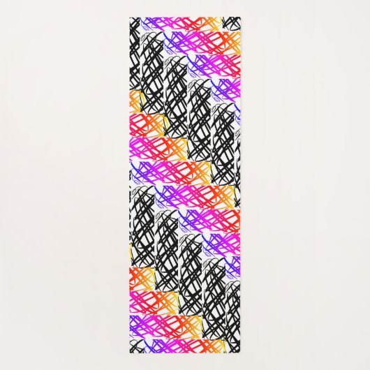 Simple Scribble | Heringshai | Yogamatte (Rückseite)