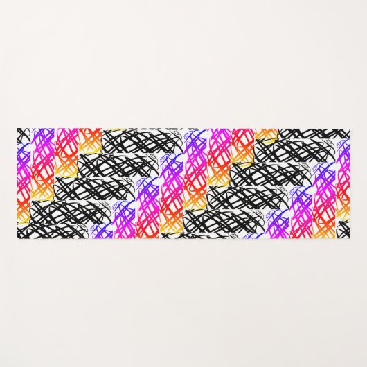 Simple Scribble | Heringshai | Yogamatte (Vorderseite (Horizontal))