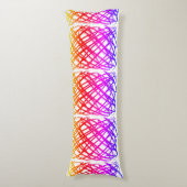 Simple Scribble | Ipanema Filter | Center Tiled | Seitenschläferkissen (Vorderseite Vertikal)