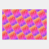 Simple Scribble | Rosa, grüne, gelbe Hintergründe Geschenkpapier Set (Vorderseite)