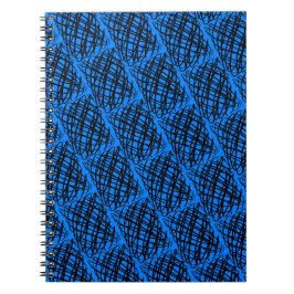 Simple Scribble | Schwarz | angeekelt | Blau | Notizblock
