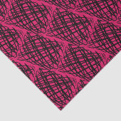 Simple Scribble | Schwarz | angeekelt | Ruby | Seidenpapier (Ausschnitt)
