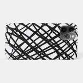 Simple Scribble | Schwarz | Case-Mate iPhone Hülle (Rückseite (Horizontal))