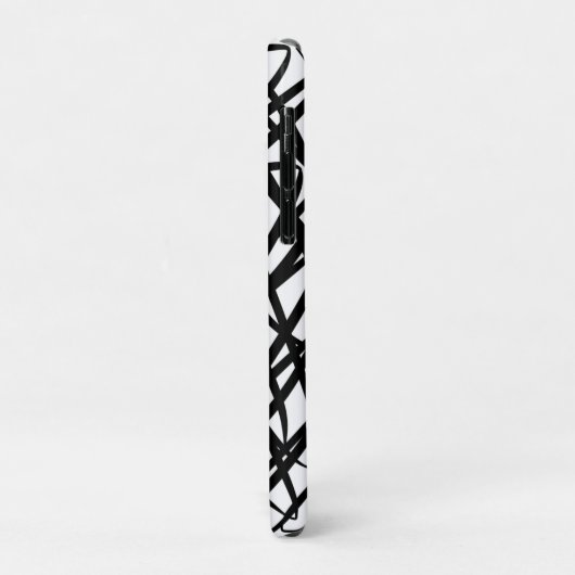 Simple Scribble | Schwarz | Case-Mate iPhone Hülle (Hinten/Links)