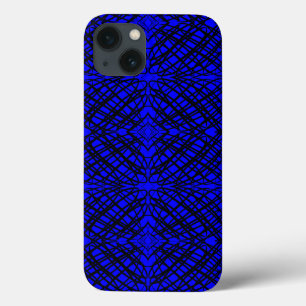 Simple Scribble Spiegelung Blau Case-Mate iPhone Hülle