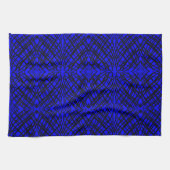 Simple Scribble | Spiegelung | Blau | Geschirrtuch (Horizontal)