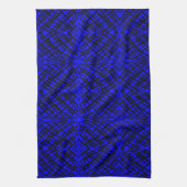 Simple Scribble | Spiegelung | Blau | Geschirrtuch (Vertikal)
