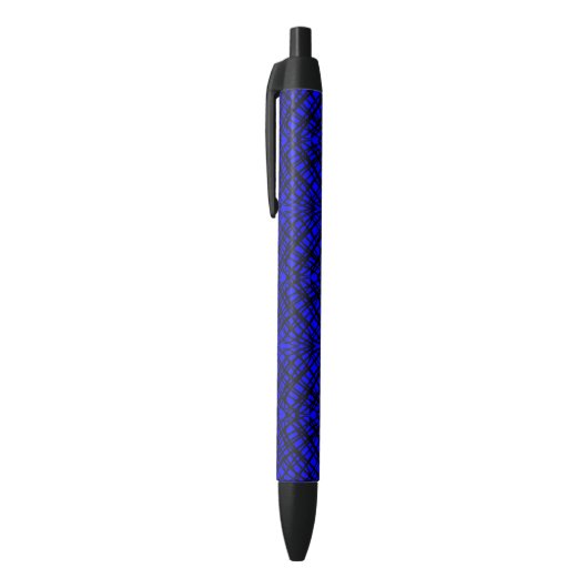 Simple Scribble | Spiegelung | Blau | Kugelschreiber (Oberseite (Vertikal))