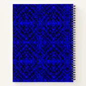 Simple Scribble | Spiegelung | Blau | Notizblock (Rückseite)