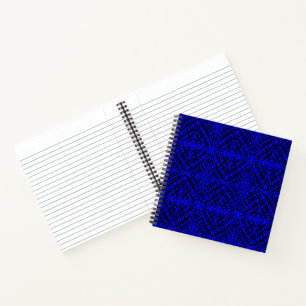 Simple Scribble   Spiegelung   Blau   Notizblock
