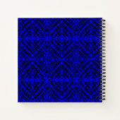 Simple Scribble | Spiegelung | Blau | Notizblock (Rückseite)