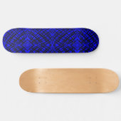 Simple Scribble | Spiegelung | Blau | Skateboard (Horizontal)