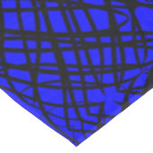 Simple Scribble | Spiegelung | Blau | Tischdecke (Schrägansicht)